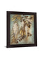Golden Cascade - 28" x 34" Framed Wall Art - Beige