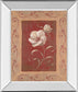 Amanda's Hibiscus By Vivian Flasch - Mirror Framed Print Wall Art - Red