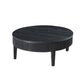 Tate - Round One Drawer Coffee Table - Black