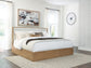 Pamaria - King Upholstered Bed - Light Brown