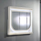 Laveda - Mirror With LED - Pearl White