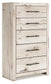 Lawroy - Five Drawer Chest - Light Natural