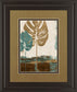 Leaves Il By Patricia Pinto - Framed Print Wall Art - Beige