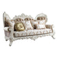 Vanaheim - Sofa With 7 Pillows - Fabric & Antique White