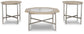 Varlowe - Bisque - Occasional Table Set (Set of 3)