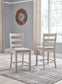 Skempton - Upholstered Barstool (Set of 2) - White