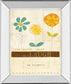 Laugh In Flowers By Mollie B - Mirror Framed Print Wall Art - Beige