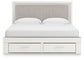 Zuraleus - Upholstered Panel Platform Storage Bed