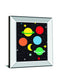 Outer Space By Ann Kelle - Mirror Framed Print Wall Art - Black