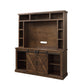 Aksel - Entertainment Center Include 91617Fir) - Walnut