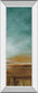 New Horizons III By Tesla - Mirror Framed Print Wall Art - Blue