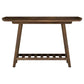 Ornelas - Console Table With Slatted Shelf - Mango Brown