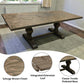 Landon - Dining Table With Leaf - Salvage Brown
