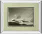 Sea Spray Il By Michael Kahn - Mirror Framed Print Wall Art - Gray