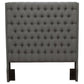 Camille - Upholstered California King Panel Headboard - Gray