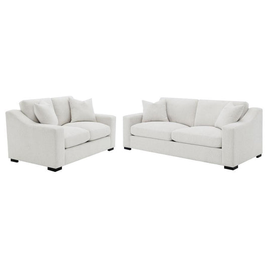 Ashlyn - Upholstered Track Arm Sofa Set