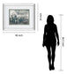 Grey Serenade By Edward Selkirk - Mirror Framed Print Wall Art - Dark Gray