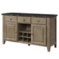 Charnell - Server - Marble Top & Oak