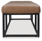 Joston - Accent Bench - Caramel