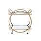 Traverse - Serving Cart - Mirrored & Champagne