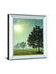 It's A New Day By Frank, A - Mirror Framed Print Wall Art - Green