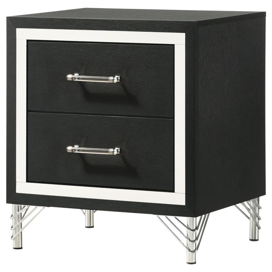 Lucia - 2-Drawer Nightstand - White