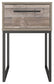 Neilsville - One Drawer Night Stand - Vinyl-Wrapped - Whitewash