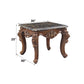 Forsythia - End Table - Marble Top & Walnut