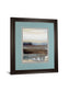 Hint Of By Aerial Snow - Framed Print Wall Art - Light Blue
