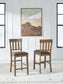 Urbinforte - Upholstered Barstool (Set of 2) - Light Brown