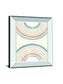 Over The Rainbow I By Moira Hershey - Mirror Framed Print Wall Art - Beige