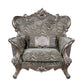 Elozzol - Chair With Pillow - Fabric & Antique Bronze