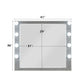 Sliverfluff - Mirror With Light - Mirrored & Champagne