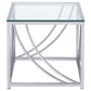 Lille - Glass Top Entryway Sofa Console Table Accents
