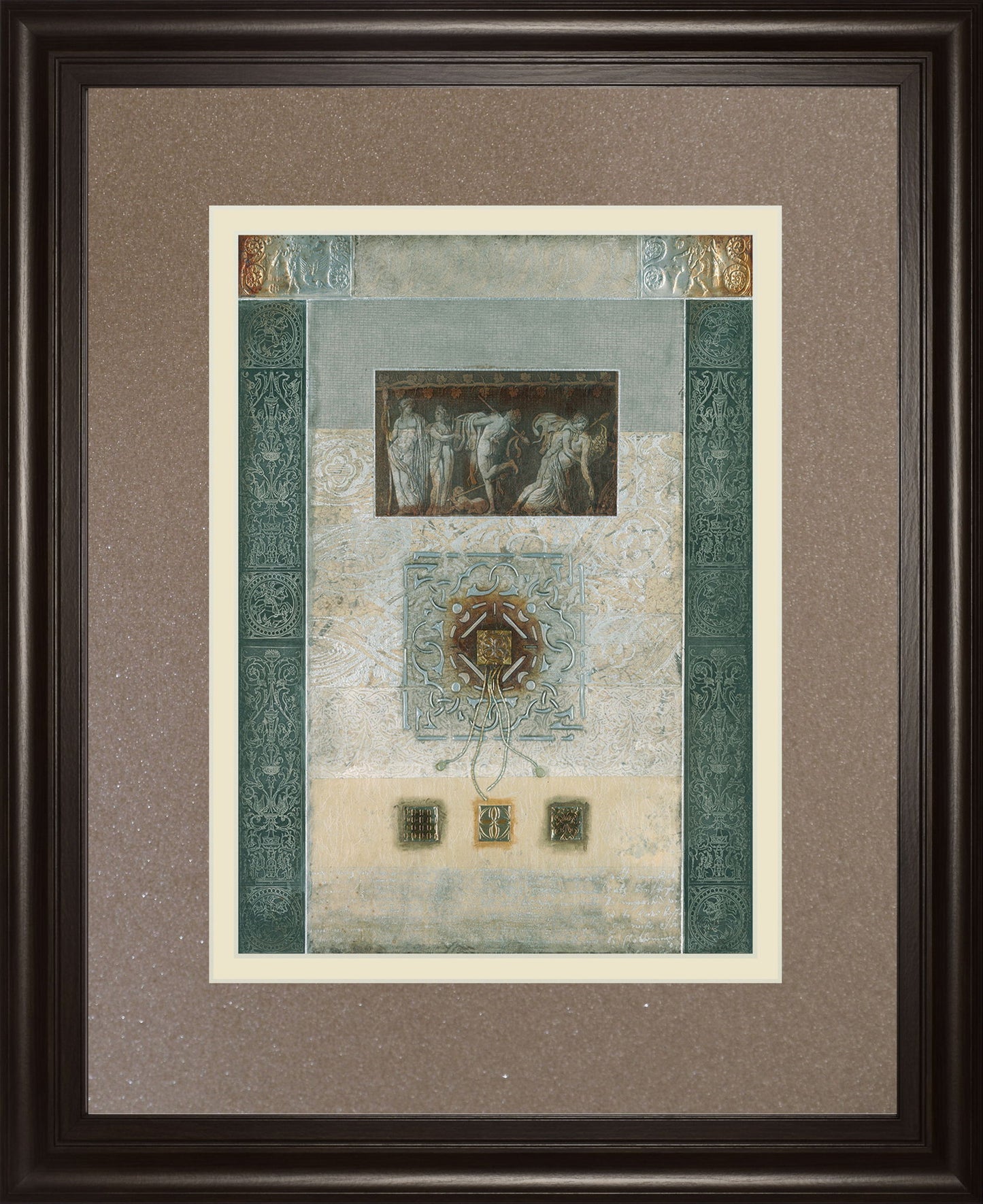 Romanesque I By Douglas - Framed Print Wall Art - Light Brown