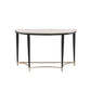 Ayser - Sofa Table - White Washed & Black