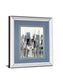 City Bridge By Aziz Kadmiri - Mirror Framed Print Wall Art - Blue