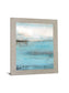 Azure Refuge - 28" x 34" Framed Wall Art - Light Blue