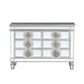 Varian - 34" Server - Mirrored & Antique Platinum