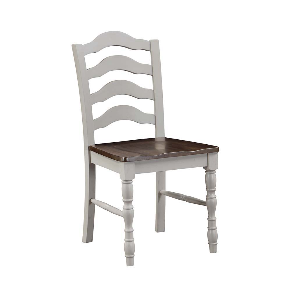 Bettina - 5 Piece Dining Set - Gray & Weathered Oak