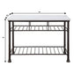 Freyja - Kitchen Island - White Cultured Marble Top & Gray
