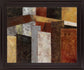 Rustic Geometry - 28" x 34" Framed Wall Art - Dark Brown