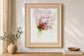 22x26 Flower Passion I By Jennifer Goldberger - Pink
