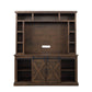 Aksel - Entertainment Center Include 91617Fir) - Walnut