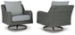 Elite Park - Swivel Lounge w/ Cushion - Gray