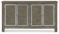 Krystanza - Dining Room Server - Weathered Gray