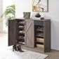 Toski - Shoe Cabinet - Rustic Gray Oak