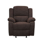 Madden - Motion Glider Recliner - Brown Chenille