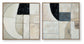 Bexlen - Wall Art Set (Set of 2) - Tan / Taupe / Black