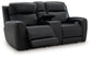 5Z-Comfort - Relaxation - Power Reclining Loveseat with Console / Adj Headrest